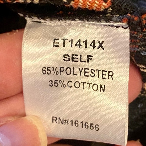 Sew In Love L/S Flannel, Size XL, multi-colored - Picture 3 of 6